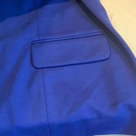 INC International Concepts Women's Royal Blue Blazer with Lining NWOT - Picture 3 of 7
